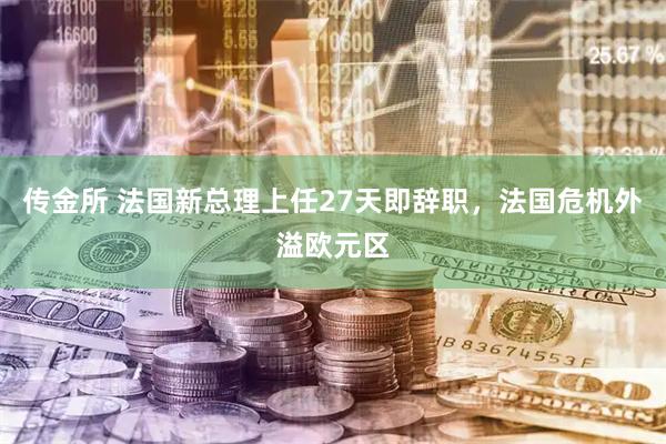 传金所 法国新总理上任27天即辞职，法国危机外溢欧元区