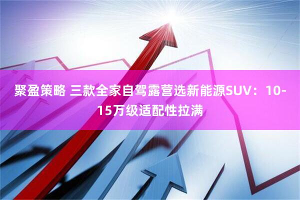 聚盈策略 三款全家自驾露营选新能源SUV：10-15万级适配性拉满