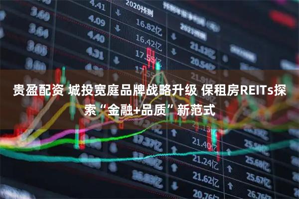 贵盈配资 城投宽庭品牌战略升级 保租房REITs探索“金融+品质”新范式