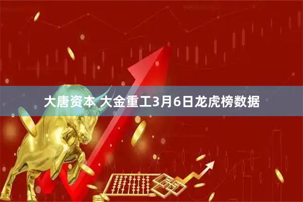 大唐资本 大金重工3月6日龙虎榜数据